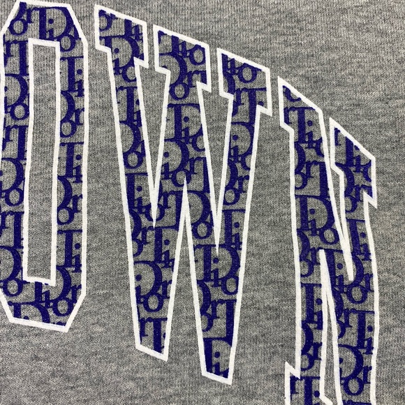 Chinatown Market Secret Club Dior Print Sweater Size Large - Picture 6 of 15